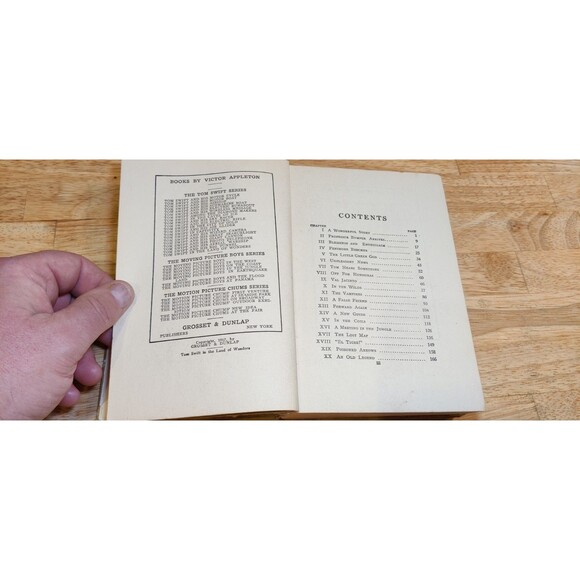 VINTAGE TOM SWIFT BOOKS – Land of Wonders and In the Caves of Ice 1917, 1911 - Picture 16 of 16
